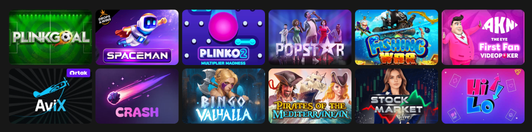 MangoBet Crash games